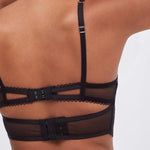 Bild in den Galerie-Viewer laden, Isabela Bustier-BH aus Spitze - Schwarz

