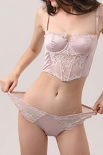 Bild in den Galerie-Viewer laden, Noelia Satin-Bustier und Unterteil-Set
