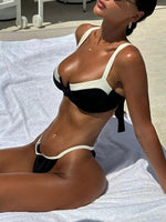 Bild in den Galerie-Viewer laden, Brasilianisches Bikini-Set „Marta“ – Schwarz

