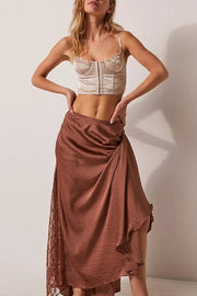 Paula Bügel-Bustier aus Satin und Spitze